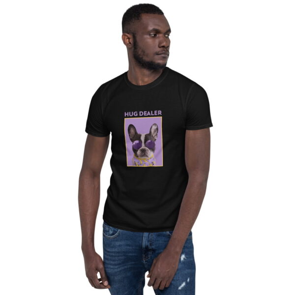 Hug Dealer Dog Short-Sleeve Unisex T-Shirt 1